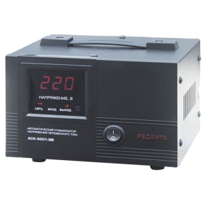 Стабилизатор напряжения РЕСАНТА АСН-500/1-ЭМ