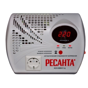 Стабилизатор напряжения серии LUX РЕСАНТА АСН-500Н/1-Ц