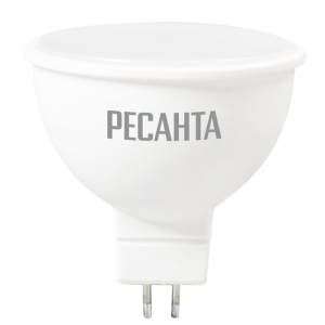 Лампа светодиодная РЕСАНТА LL-R-MR16-7W-230-4K-GU5.3