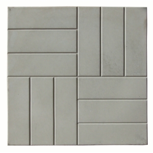 Плитка тротуарная 12 камней 45х500х500 мм серая