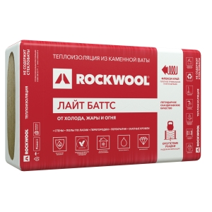 Утеплитель Rockwool Лайт Баттс 50х600х1000 мм (6 м²)
