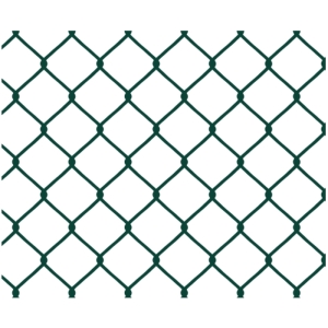 Сетка рабица с полимерным покрытием 55х55 мм d-2.5 мм 1.5х15 м зеленая (RAL 6005) Канат