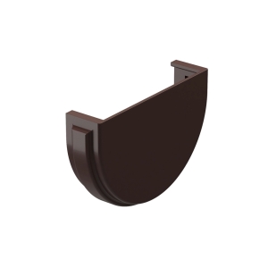 Заглушка для желоба Döcke Premium 120 мм (каштан)