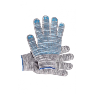 Перчатки х/б с ПВХ покрытием Ультра (резинка) графит