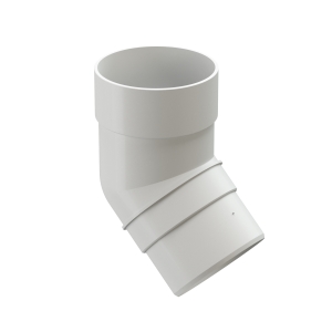 Колено 45° Döcke Premium 85 мм (пломбир)