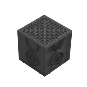 Дождеприемник пластик. ДП-25.25-ПП Spark Standartpark, (пластик. решетка, корзина)