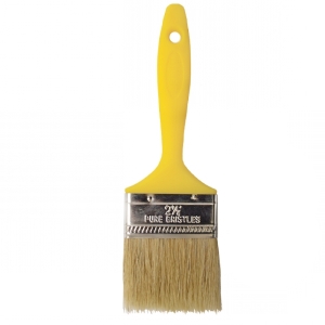 Кисть флейцевая натур. щетина пласт. ручка BIBER Эконом 63 мм для всех видов ЛКМ