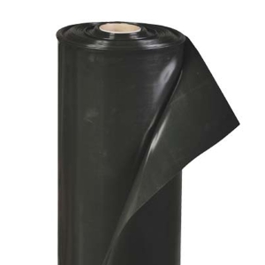 Пленка полиэтиленовая черная 400 мкм 1.5 м рукав