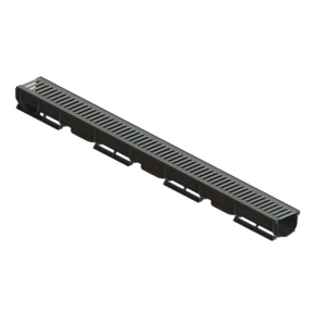 Лоток водоотводный пласт. ЛВ-07.09.09-ПП Spark Standartpark, (оц. штампованная решетка)