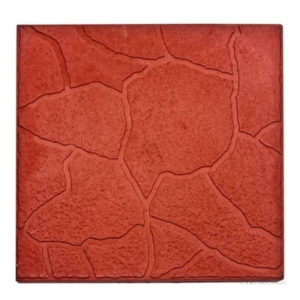 Плитка тротуарная Тучка 30х300х300 мм красная