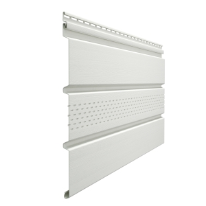 Софит с центральной перфорацией Döcke Premium T4 305х3000 мм (пломбир)