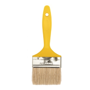 Кисть флейцевая натур. щетина пласт. ручка BIBER Эконом 75 мм для всех видов ЛКМ