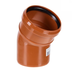 Отвод для наружной канализации 110 мм угол 30°