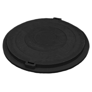 Люк полимерно-песчаный тип Л d-760 мм 2 т черный Лаатта