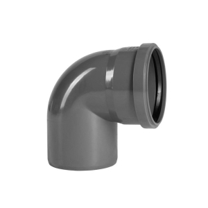 Отвод для внутренней канализации 110 мм угол 87°