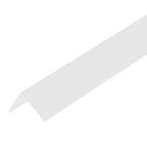 Уголок ПВХ Центурион 50х50х2700 мм белый лед