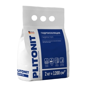 Гидроизоляция PLITONIT ГидроСтоп 2 кг