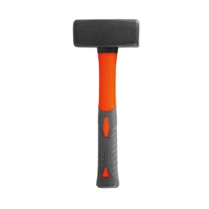 Кувалда кованная 2 кг ручка обрезиненный фибергласс BIBER Профи 85173