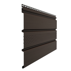 Софит с центральной перфорацией Döcke Premium T4 305х3000 мм (шоколад)