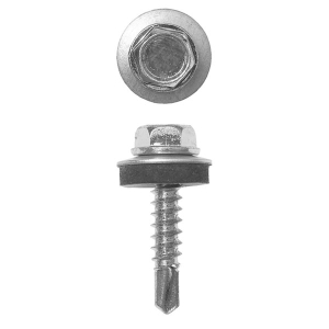 Саморезы кровельные с буром 5.5х25 мм цинк (65 шт)