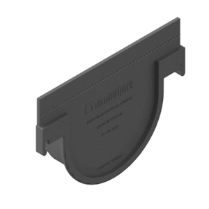 Заглушка глухая пластиковая ЗГЛВ-10.16.14-ПП для лотка водоотводного 8020-М/80201-М Standartpark