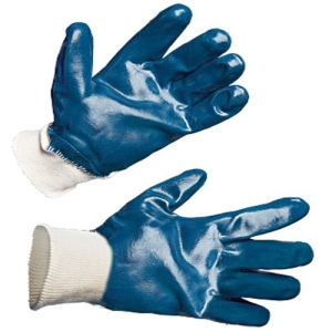 Перчатки с нитриловым покрытием (резинка)