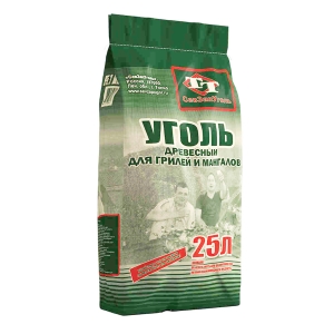 Уголь древесный 25 л. Севзапуголь 2.8 кг