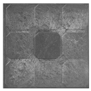 Плитка тротуарная Кубик-рубик 27х330х330 мм серая