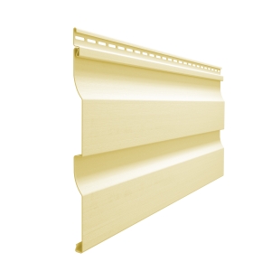 Сайдинг Döcke Premium D4.5D (корабельный брус) 232х3600 мм (банан)