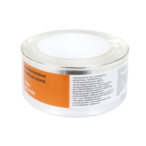 Лента алюминиевая SMART tapes клейкая серебристая, 50 мм (25 м)