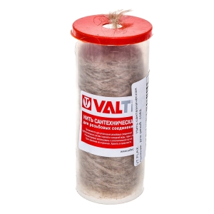 Нить сантехническая для резьбовых соединений льняная Valtec (55 м)