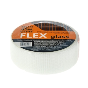 Лента-серпянка стеклотканевая Flex glass клейкая, 45 мм (45 м)