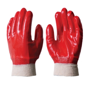 Перчатки маслобензостойкие с ПВХ покрытием (резинка)