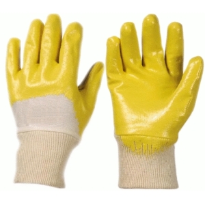 Перчатки маслобензостойкие с нитриловым покрытием Лайт (резинка)