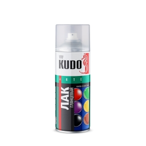 Лак универсальный акриловый KUDO глянцевый 520 мл/0.33 кг