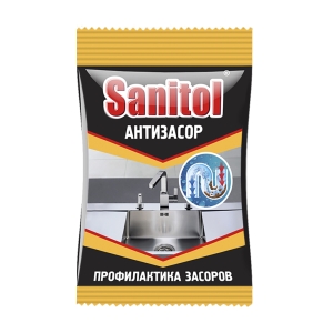 Средство для чистки труб Sanitol Антизасор 90 г