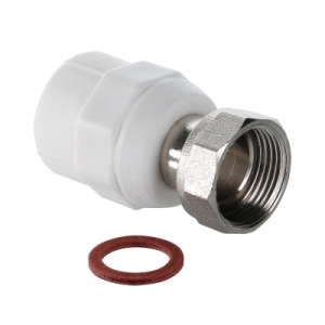 Соединитель (Муфта) PPR с накидной гайкой 20х1/2" Valtec