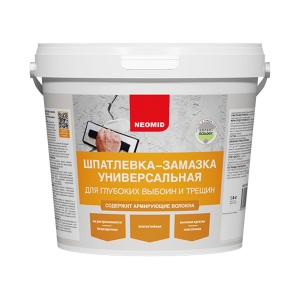 Шпатлевка для выбоин и трещин NEOMID 1.4 кг