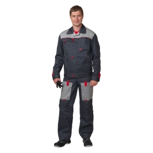 Костюм Фаворит темно-серый с серым размер 52-54 рост 182-188