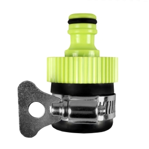 Адаптер внешний с хомутом для шланга 16 - 21 мм FEONA