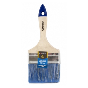 Кисть плоская искусств. щетина Zolder Армейская Адмирал 100 мм для водных красок и лаков