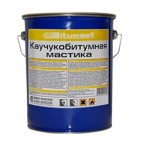 Мастика каучукобитумная Bitumast 21,5 литра