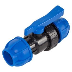 Кран ПНД компрессионный 20 мм