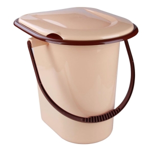 Ведро-туалет 17 л бежевый Альтернатива