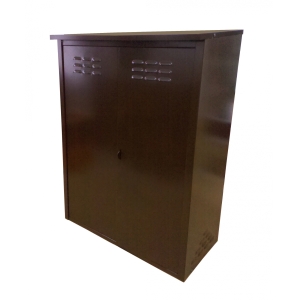 Шкаф для газового баллона (на 2 баллона 50 л) разборный коричневый