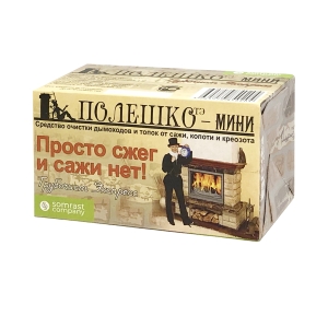 Средство для очистки дымоходов от сажи Полешко мини Трубочист Экспресс (440 г)
