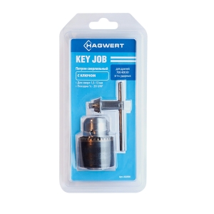 Патрон ключевой 1.5-13 мм для дрели с ключом 1/2-20UNF HAGWERT 502008
