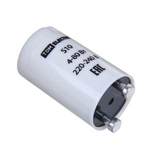 Стартер S10 4-80Вт 220-240В алюм. контакты TDM