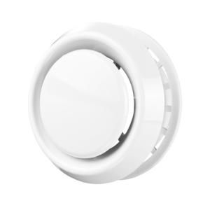 Анемостат ВРФ приточно-вытяжной регулируемый с фланцем АБС D100