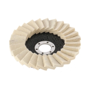 Диск полировальный лепестковый из натурального войлока 125х22.2 мм
